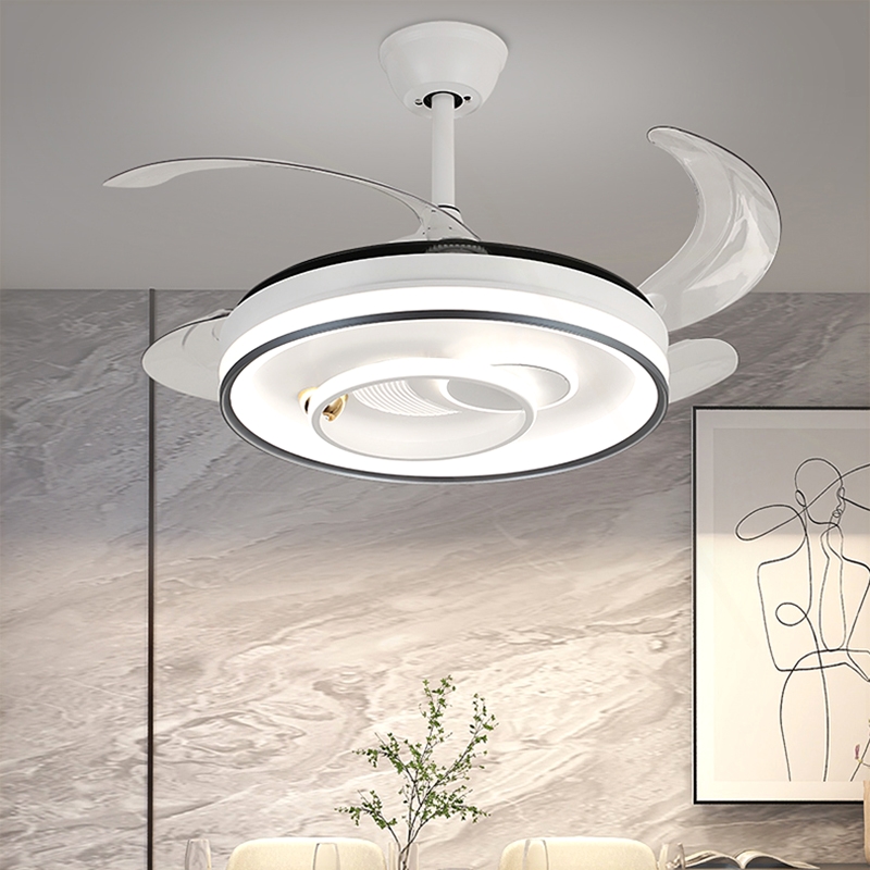 高端静音吊扇灯48寸大风灯家用一灯离线语音新款变频灯具体风扇吊