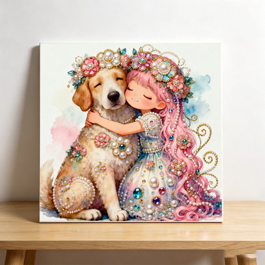 5D珍珠钻石贴画儿童DIY减压