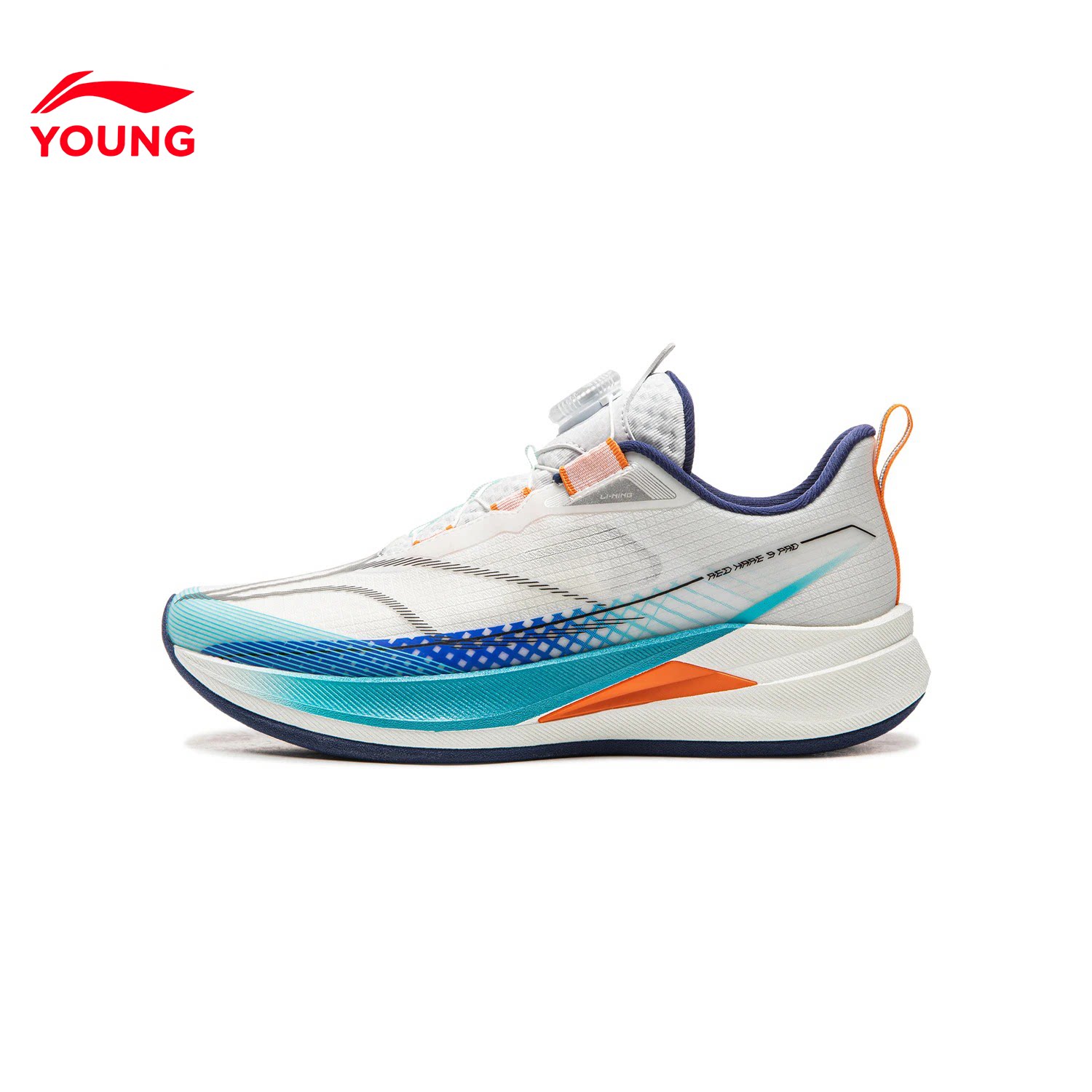 李宁赤兔9PRO儿童专业跑步鞋男童鞋2026夏季青少年网面透气运动鞋