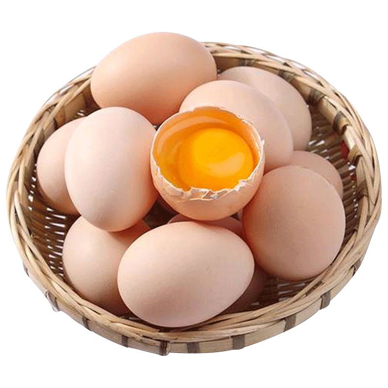 正宗新鲜农家鸡蛋50g*10枚装农村散养谷物蛋鲜鸡蛋