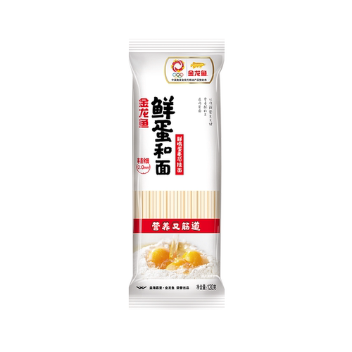 金龙鱼鲜鸡蛋挂面120g*3包
