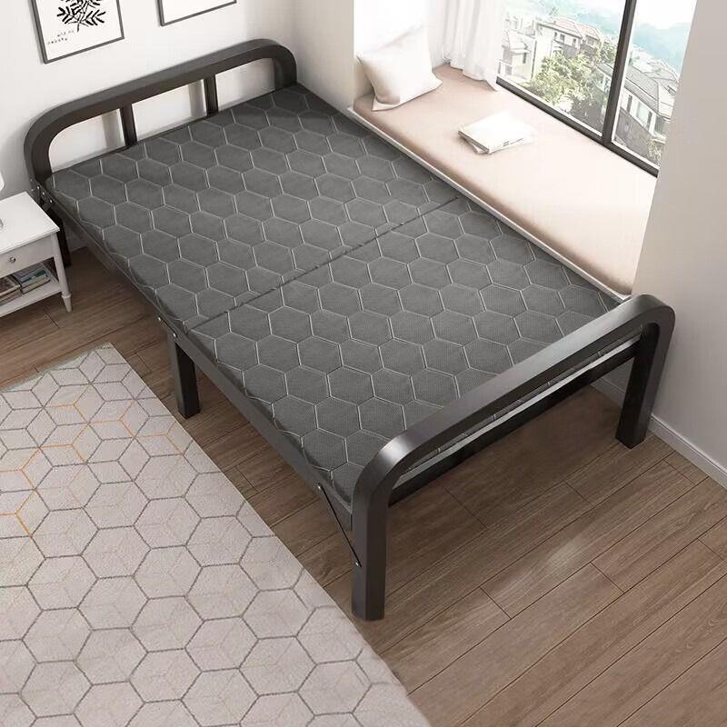 A12折叠床办公室午休床家用铁艺单人床成人陪护床出租屋简易床可