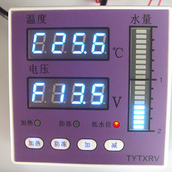 水温水位双电瓶电压防冻加热集成仪表智能仪表TY