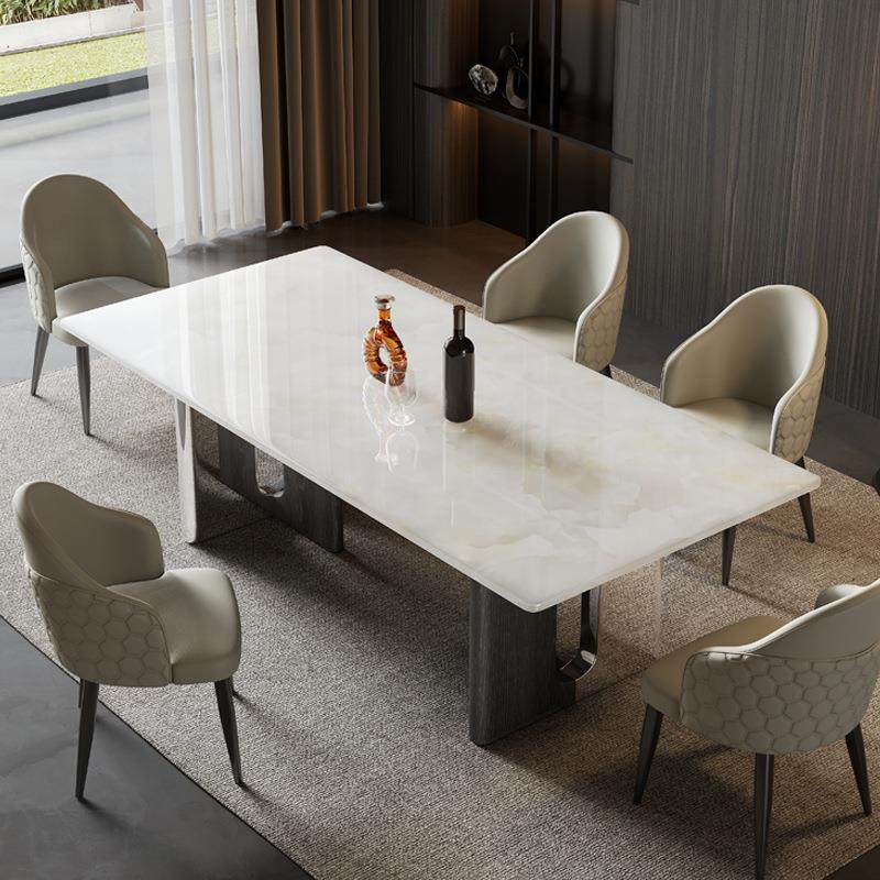 白冰玉纯天然奢石餐桌子现代简约高端大理石家用长方形餐桌椅组合,畜牧/养殖物资,畜牧/养殖器械,淘宝优惠券,粉丝福利购,淘宝优惠卷