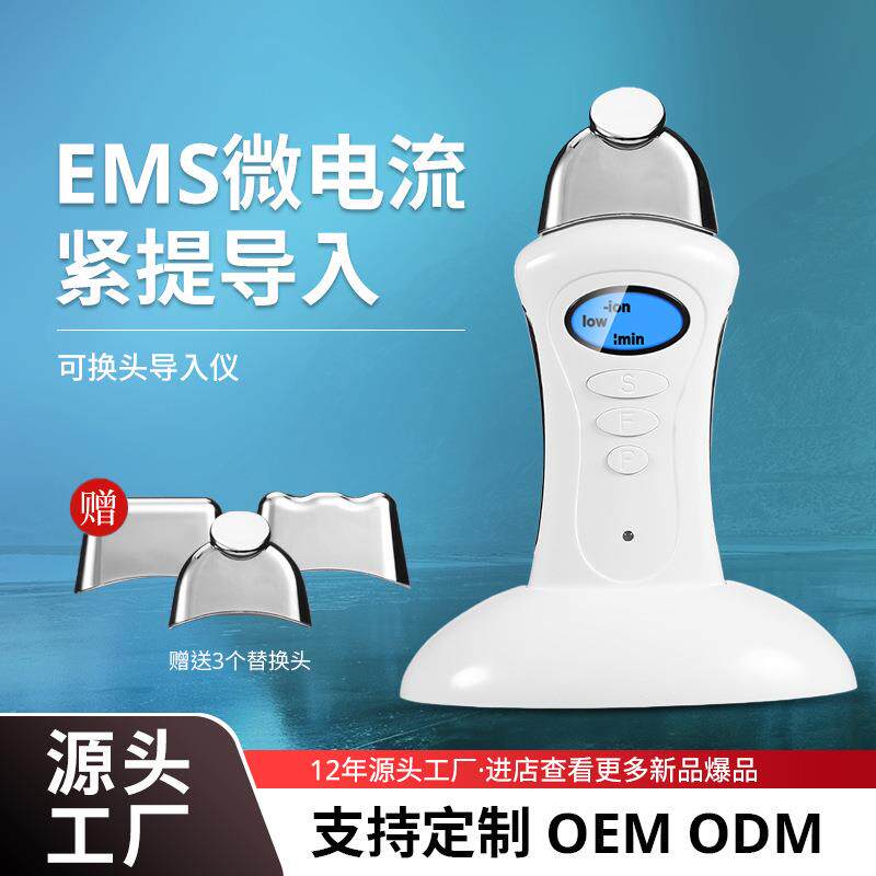 导入仪家用面部微电流按摩导入负离子导出震动清洁仪
