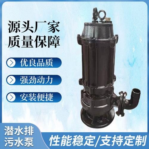 潜水大流量无阻塞排污泵