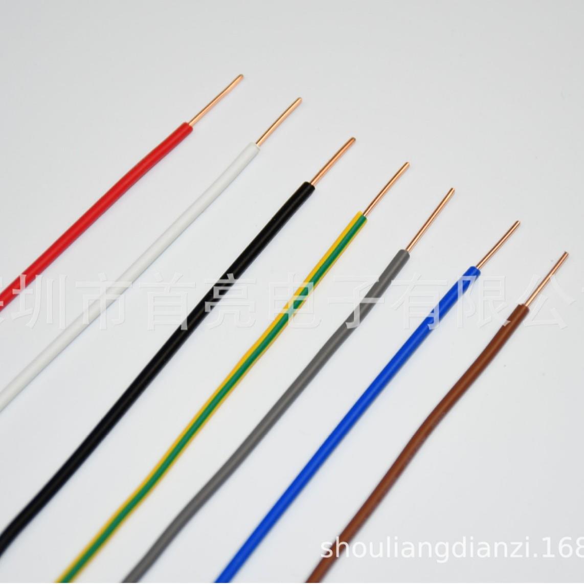 H05V-U0.75平方全铜电源线单支铜芯线一根导体裸铜芯线