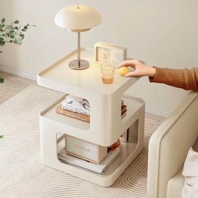 北欧沙发边柜简约现代网红520边几极简小茶几法式简约铁艺床头柜