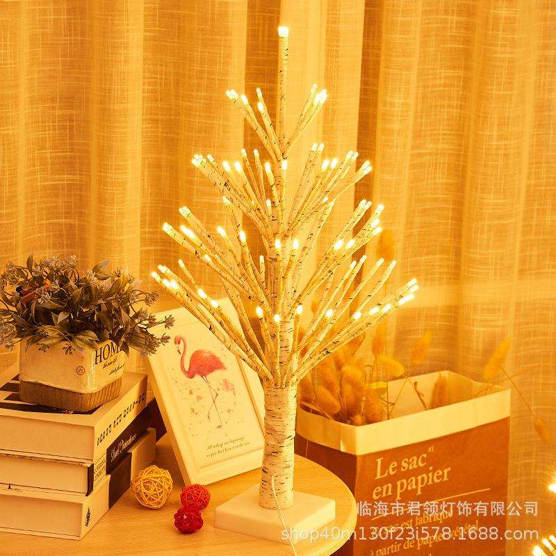 发光小树灯led房间卧室装饰树灯直播间氛围灯装饰背景网红灯
