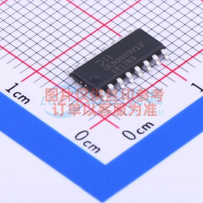 达林顿晶体管阵列 ULN2003V12S16-13 SOIC-16 DIODES(美台) 原装