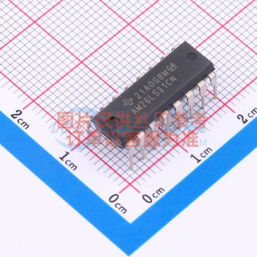 RS-485/RS-422芯片 AM26LS31CN DIP-16 TI/德州 电子元件配单