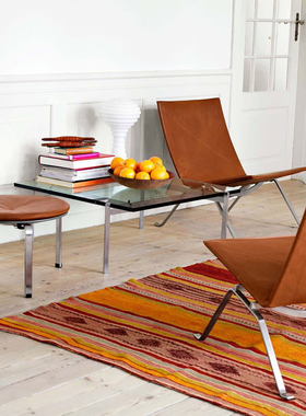 丹麦进口正版 Fritz Hansen  休闲椅 PK22 北欧经典