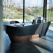 意大利进口正版 写字台 Klip Riva1920 书桌