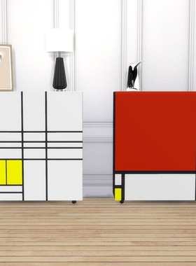 意大利进口正版 Cappellini 蒙德里安 Homage To Mondrian 边柜