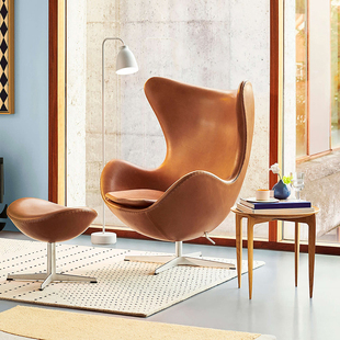 丹麦进口正版 Fritz Hansen 扶手椅 Egg 单人椅 北欧经典