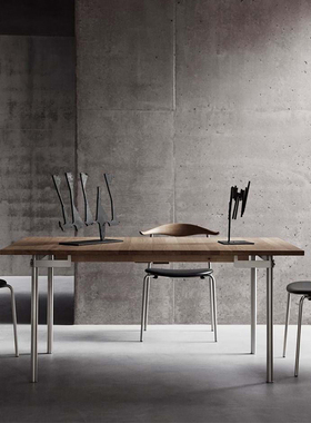 丹麦进口正版 Carl Hansen & Søn 餐桌  CH322 办公桌会议桌