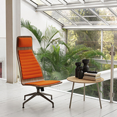 Attesa 意大利进口正版 Lotus 办公椅 电脑椅职员椅 Cappellini