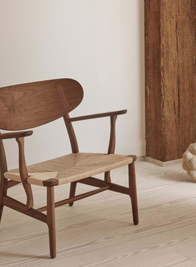 丹麦进口正版 Carl Hansen & Søn 扶手椅 CH22 休闲单椅