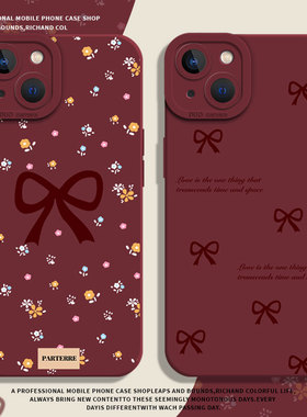 红色蝴蝶结适用oppofindx8pro手机壳x9/reno15/14/12新款11新年x7/x6马年x5高级10女神9/8一加13/ace5/3pro/2