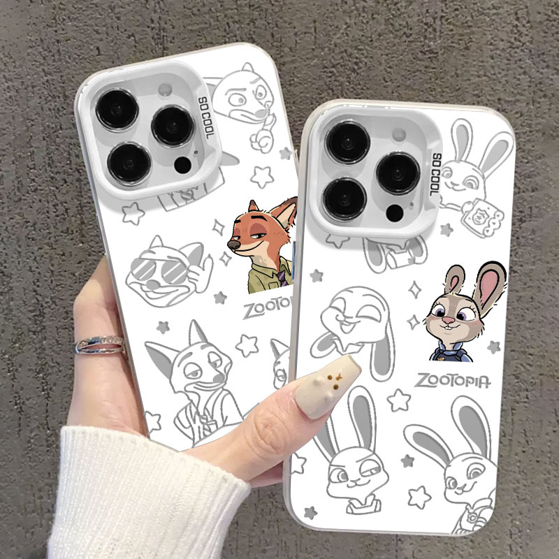 适用小米红米手机壳镂空尼克朱迪