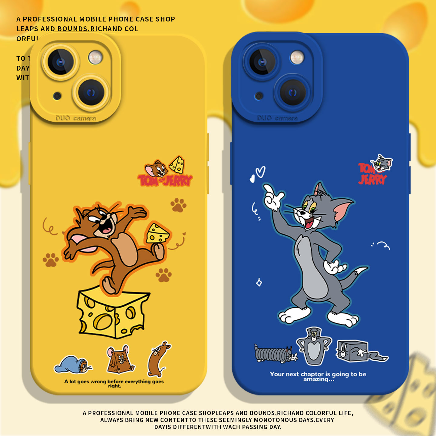 适用小米红米手机壳标签猫和老鼠