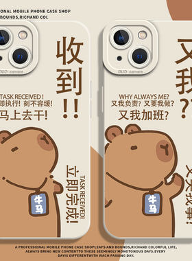 卡皮巴拉又我手机壳适用iqoo系列