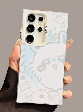 镂空chiikawa适用三星s25ultra手机壳飞鼠s24吉伊卡哇Galaxys23乌萨奇+新款s22plus套s21卡通可爱samsung小八