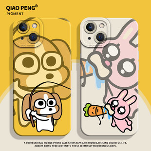 适用iqoo13手机壳z9turbo+钓鱼情侣z10新款neo10秀珍12pro兔子11狗狗9比格8多栋7se一对6男一加ace5/3/2/vivo