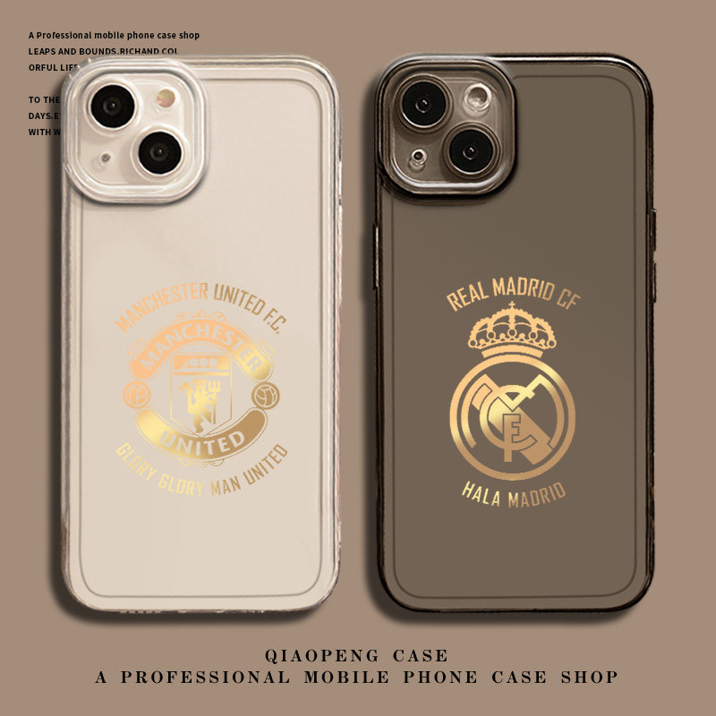 适用iqoo一加手机壳透明曼联