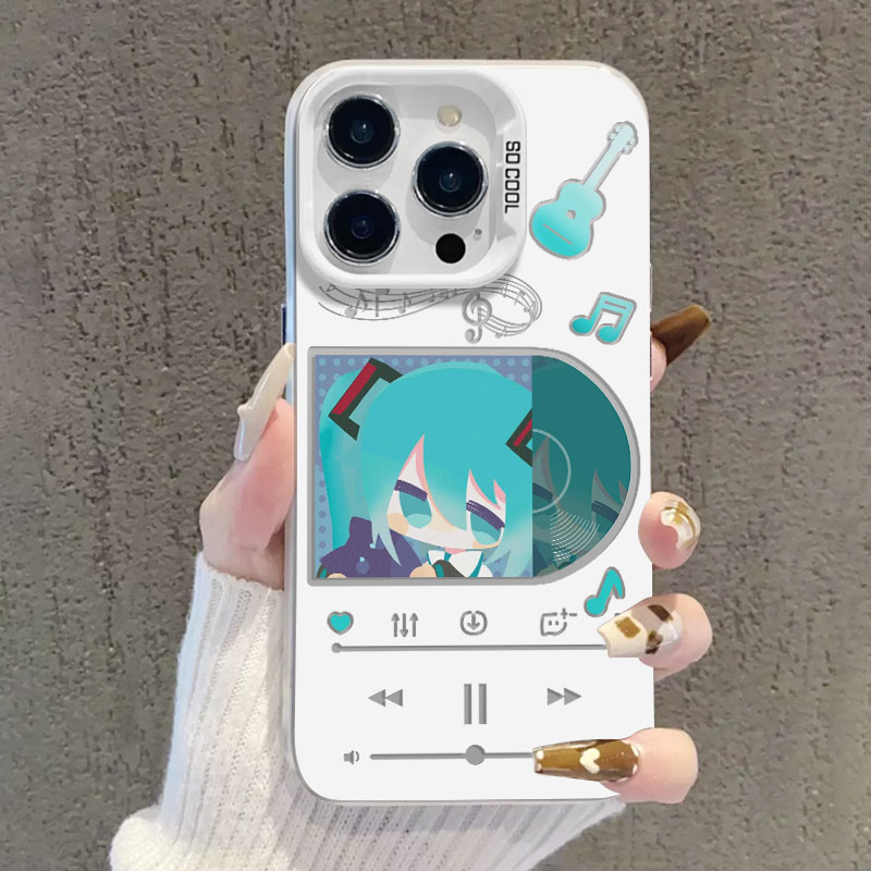 适用iqoo手机壳初音未来播放器