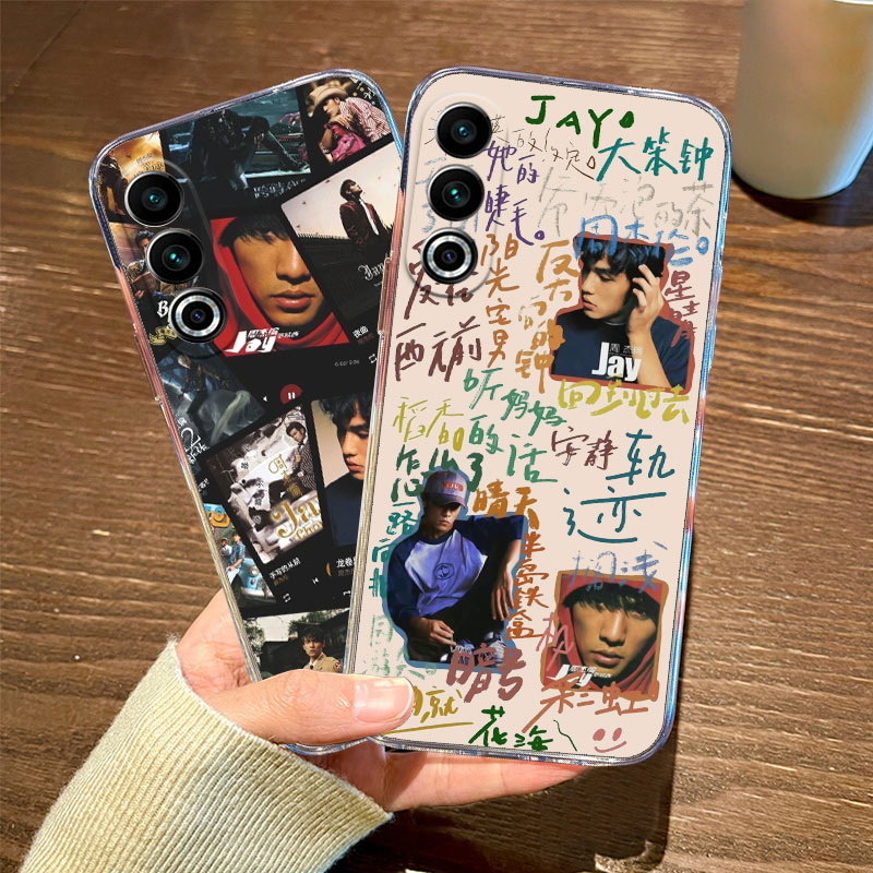 周杰伦手机壳适用魅族透明