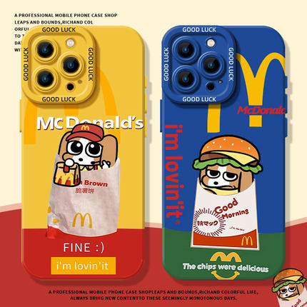 麦门比格适用oppofindx9手机壳Reno15/14pro多栋x8s+狗狗x9小狗13汉堡薯条12情侣11男/x7/x6/x5/10/9/8/7/6/5