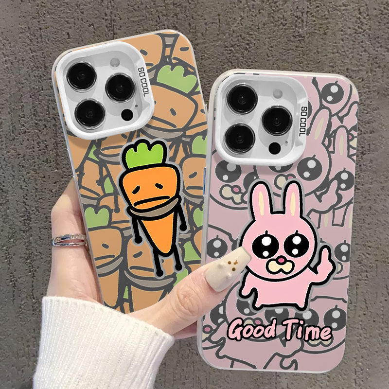 适用苹果系列手机壳满屏萝卜