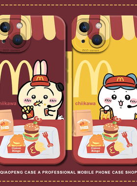 麦门chiikawa适用小米17手机壳14pro新款15/13吉伊卡哇11乌萨奇10红米k90maxk80k70k60k50k40小八note12红色9