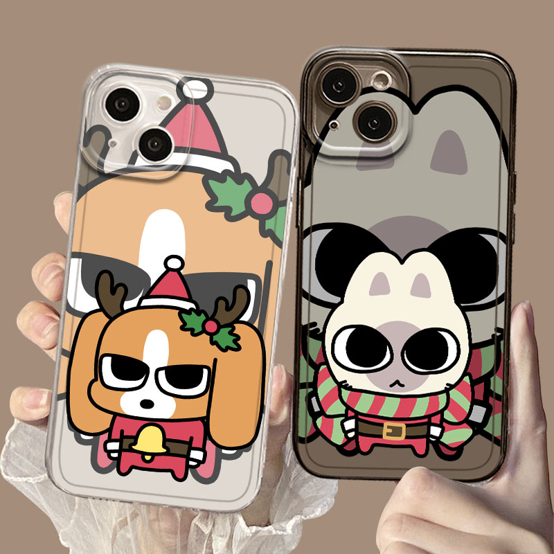 适用iqoo一加系列手机壳圣诞比格