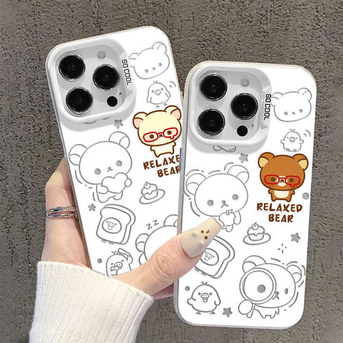 适用小米红米手机壳轻松熊