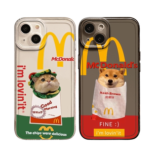 麦门m记适用一加12手机壳iqoo11猫咪10新款ace5pro/3柴15犬2情侣z9/8/7/6红米k80k70k60k50k90/note13/14魅族