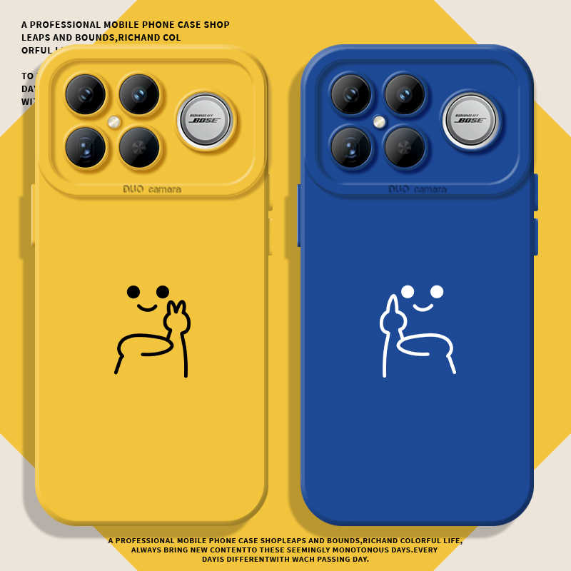 适用红米k90promax手机壳竖中指