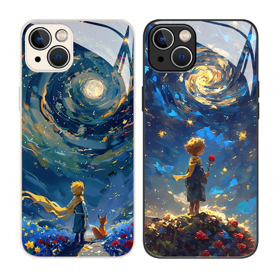 适用小王子手机壳小米红米玻璃