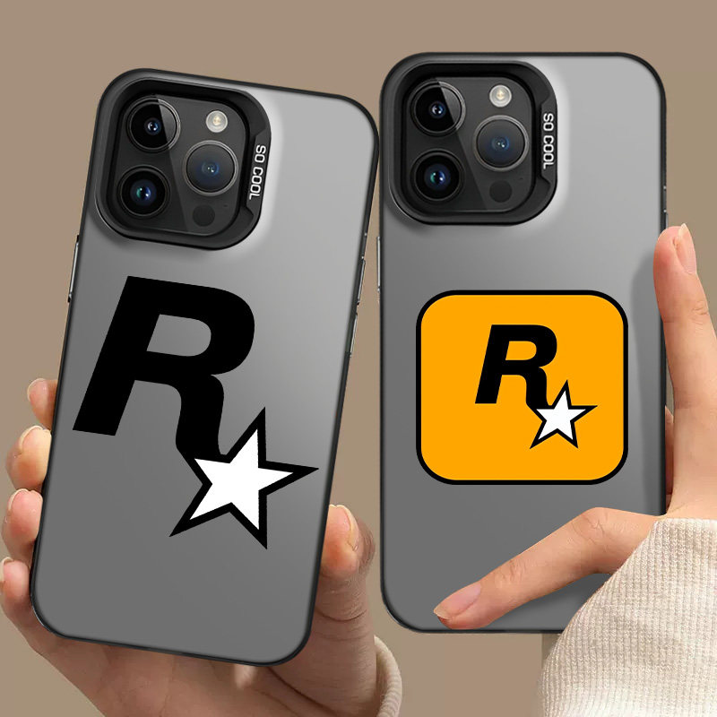 R星适用红米k70e手机壳小米14pro字母13星星12游戏GTA5/17/11ultra/15/turbo3新款k60k80k50k40k90男生note10