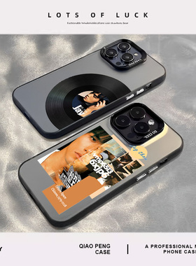 周杰伦唱片适用小米13手机壳jay新款15pro歌词12专辑11ultra红米k80k70k60k50k40/17周边turbo4男生note14/10