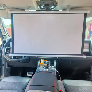 免打孔壁挂投影幕布 金属抗光4K高清家用投影仪幕布 便携移动车载幕布40寸50寸60寸72寸84寸100寸简易支架