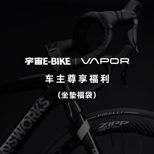 宇宙E-BIKE新款弯把公路车VAPOR车主尊享自行车零配件坐垫福袋