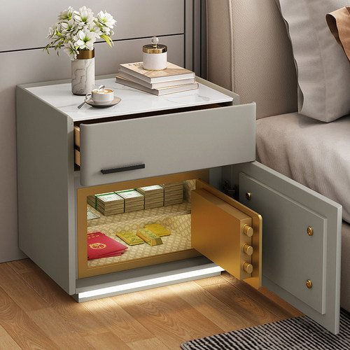 全实木保险柜多功能床头柜