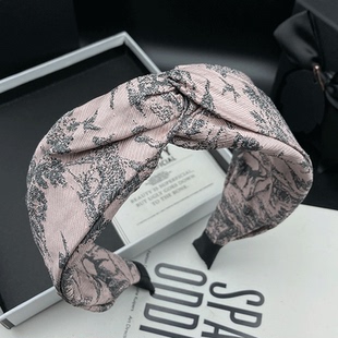 身临其境发卡发箍女优雅风高颅顶成人发捆头饰宽边压发洗脸头箍