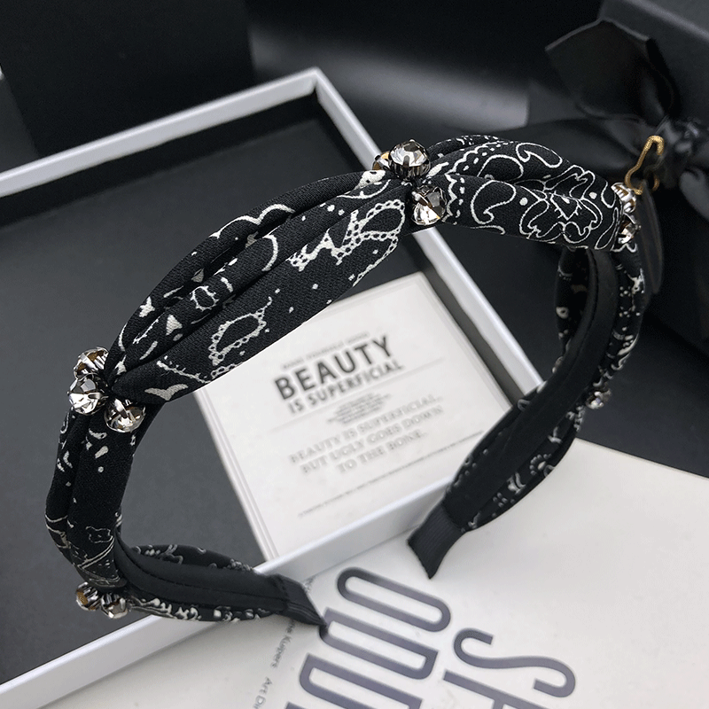 临嫣发箍布艺原创设计窄边发饰