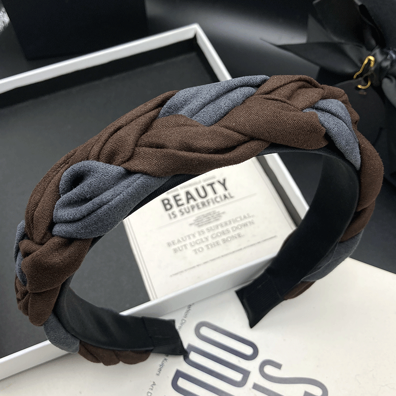 港风复古麻花编织发卡发箍女高颅顶显脸小成人头饰压发洗脸头箍,饰品/流行首饰/时尚饰品新,发饰,淘宝优惠券,粉丝福利购,淘宝优惠卷