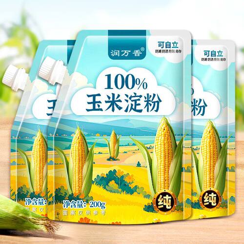 润万香玉米淀粉食用面粉生粉雪媚娘蛋糕面包用烘焙原料家用装