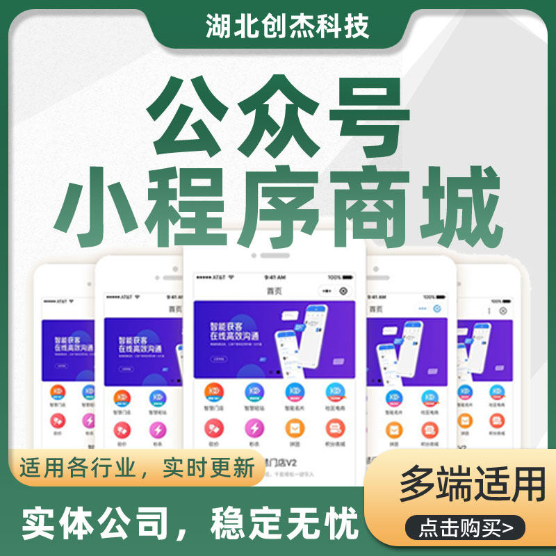 微信小程序开发定制家政上门公众企业形象VI设计