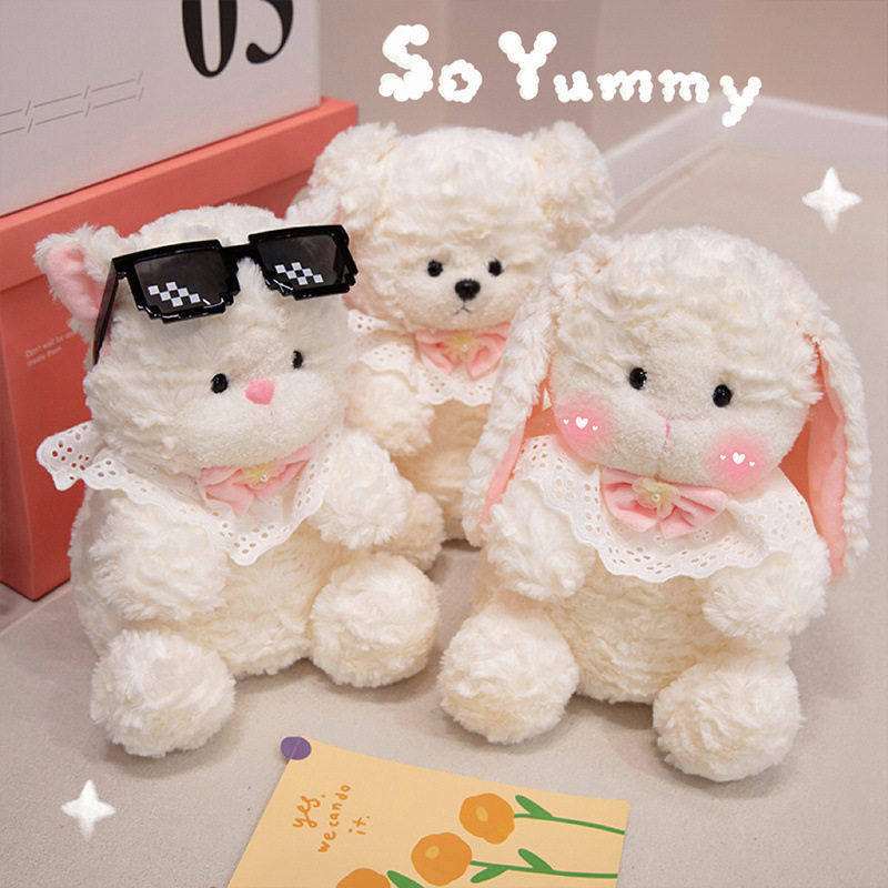 可爱小狗小猫咪兔子毛绒玩具公仔安抚陪伴玩偶女孩礼物大号娃娃,玩具/童车/益智/积木/模型,毛绒/玩偶/公仔/布艺类玩具,淘宝优惠券,粉丝福利购,淘宝优惠卷
